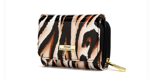 COUGAR SMALL PATENT LEATHER WALLET