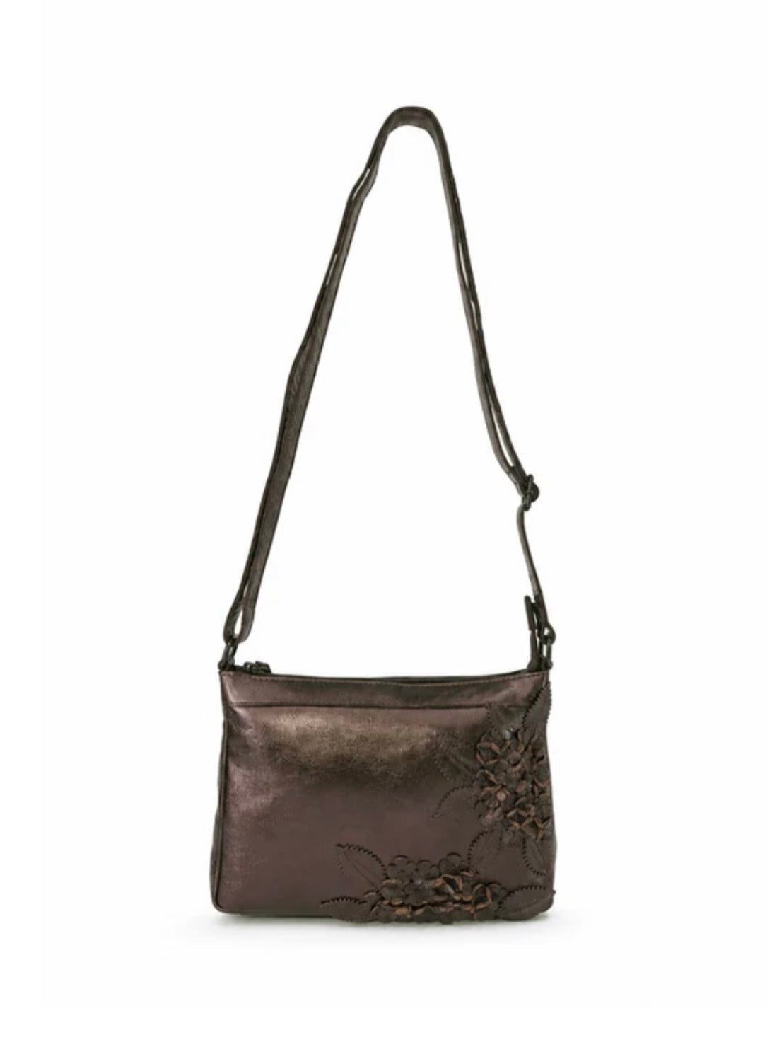 ELIZA CROSS BODY BAG W/ ADJUSTABLE STRAP - COPPER