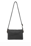 DEVONPORT LEATHER XBODY BAG- A-0014-BLK- NEW IN