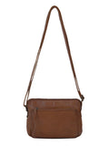 BROOME SML LEATHER XBODY BAG- A-0005-COGNAC- NEW IN