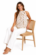 Nicki Tie top- Cream