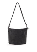 COOGEE CROSS BODY BAG W/ ADJUSTABLE STRAP - BLACK