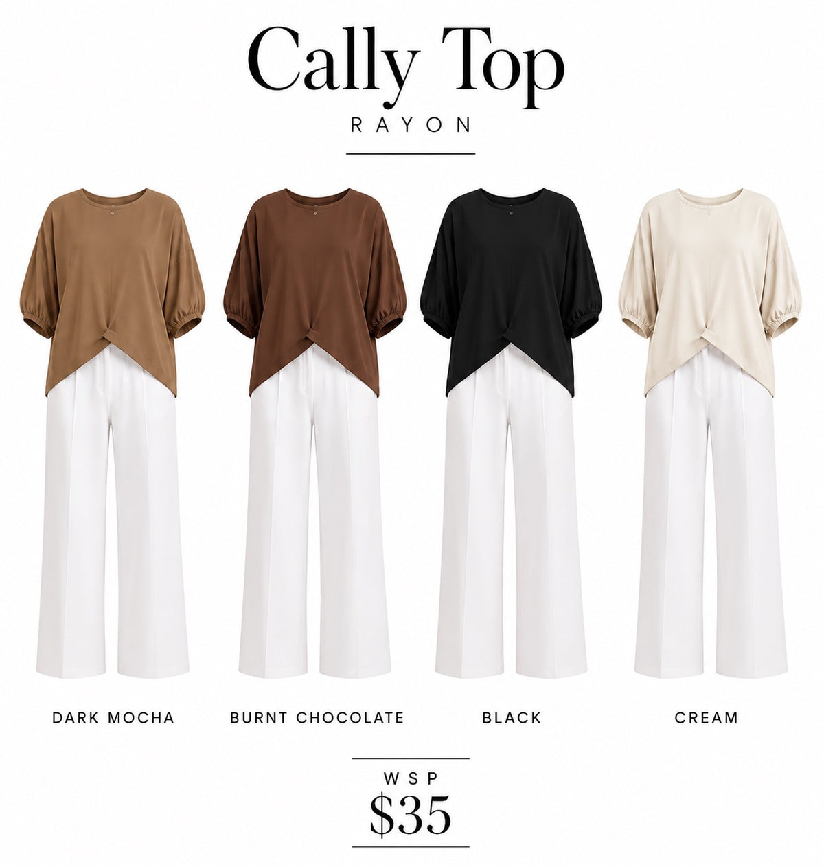 Cally Top- Assorted