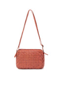 ALBANY MULTICOMPARTMENT LEATHER XBODY BAG- A-0019-TAN- NEW IN