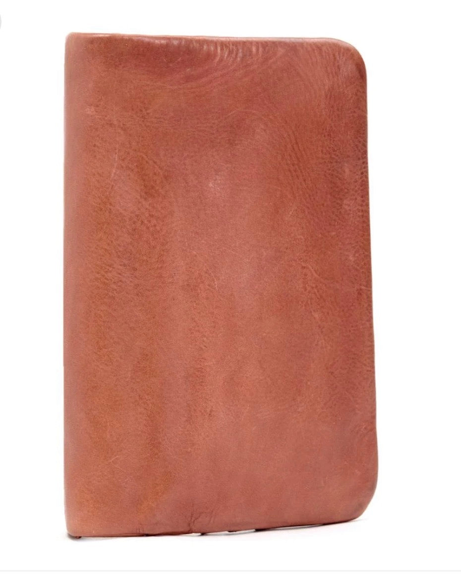KADINA LGE LEATHER CLUTCH WALLET- A-0025-TAN- NEW IN