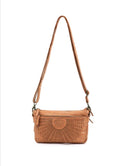 FITZROY CROSS BODY BAG W/ ADJUSTABLE STRAP - TAN