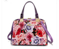ROSEMARIE PATENT FINISH MULTICOMPARTMENT BAG- SF47-0450