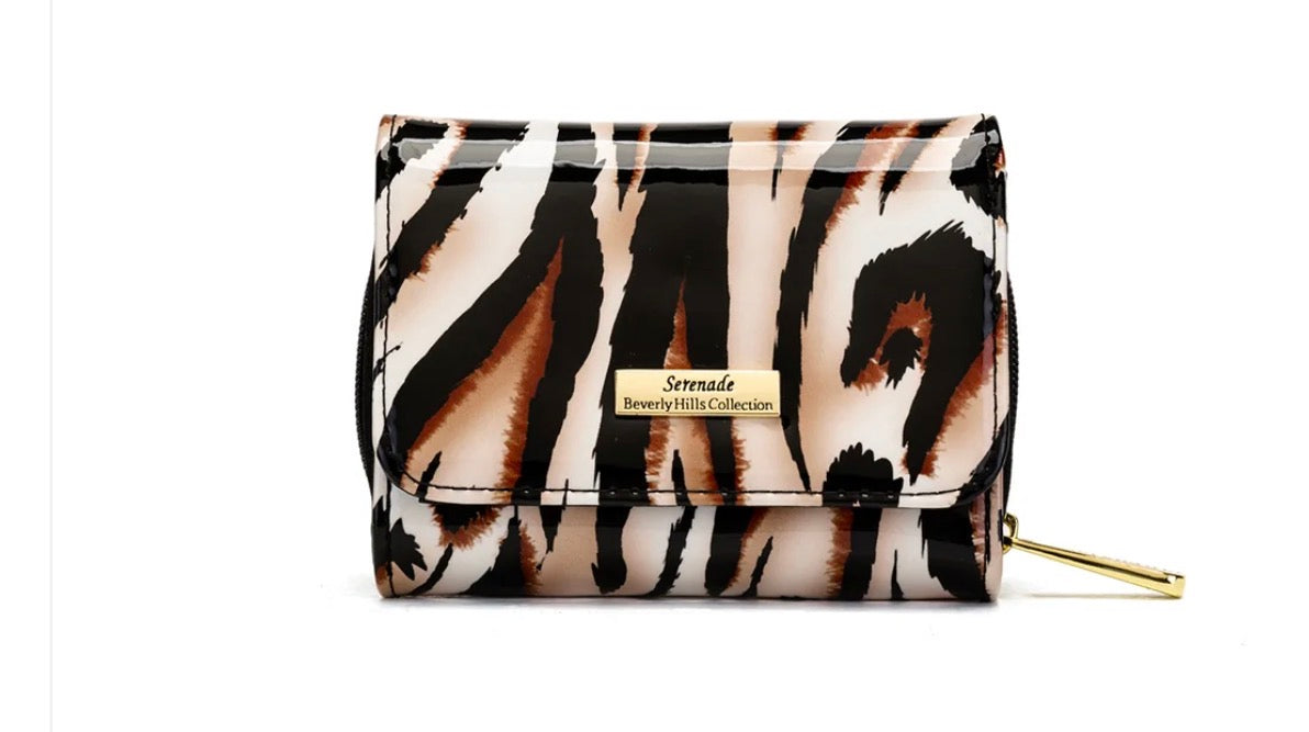 COUGAR SMALL PATENT LEATHER WALLET