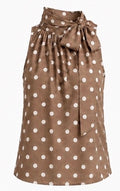 Nicki Tie top- Mocha