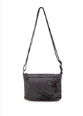 ELIZA CROSS BODY BAG W/ ADJUSTABLE STRAP - BLACK